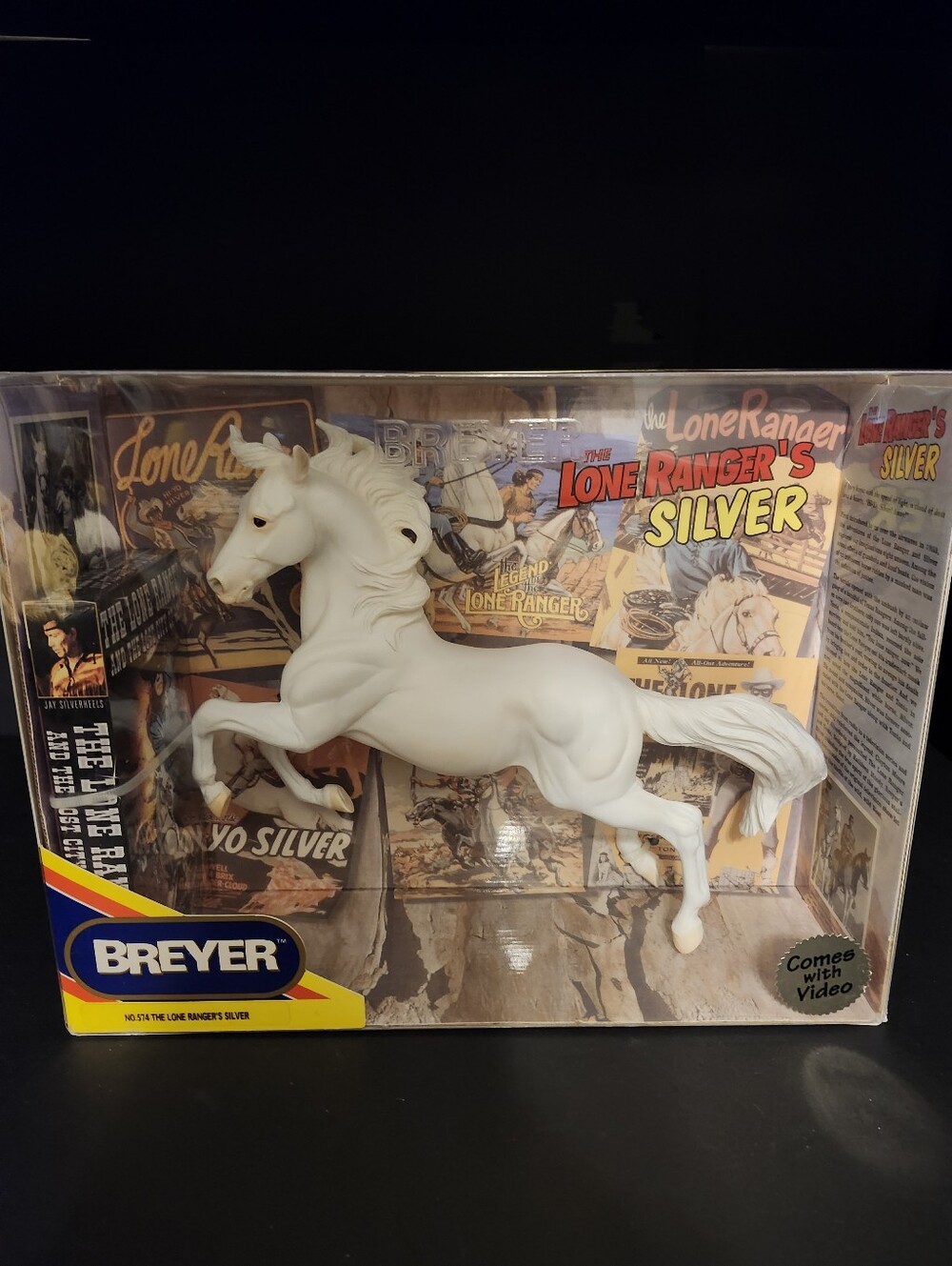 Breyer White Lone Ranger Silver Horse Figurine